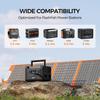 Flashfish P66+TSP100 Portable Power Station 300W Output Power 7 Outputs 3 Ways To Recharge 6-layer Protection