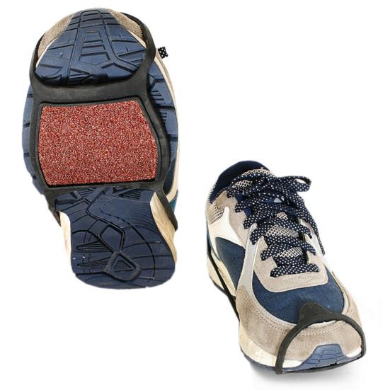 1 Par de Crampons de Tração de Inverno com Grão Grosso para Raquetes de Neve Antiderrapantes Ganchos Crampons de Gelo