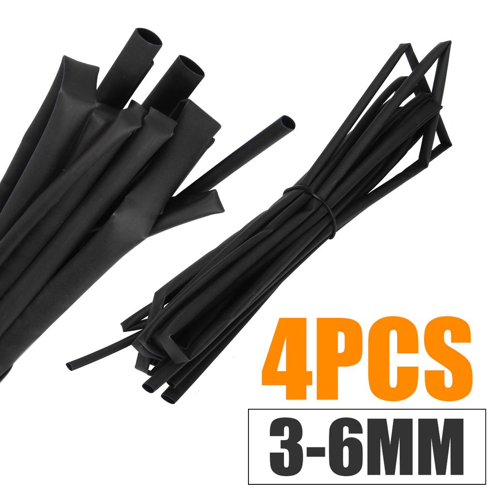 High Quality Diameter 3mm Heat Shrink Tubing Shrinkable Tube 5 Meter Black