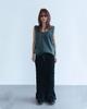 KASUAL MANUAL Two-Way Skirt Tank Top Charcoal
