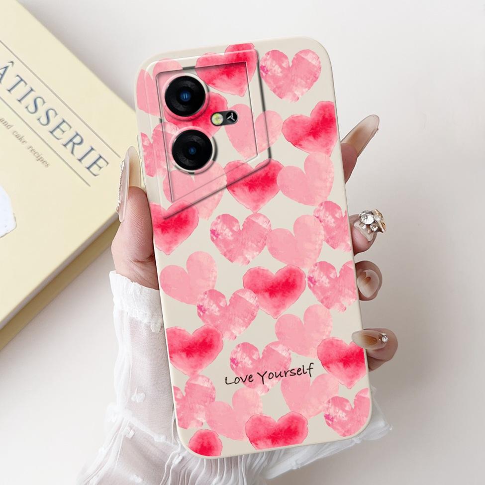 For Tecno Pova Neo 3 Case Silicone Cute Cat Fashion Butterfly Flowers Love Painted Cover For Techno Pova Neo 3 Phone Case LH6n