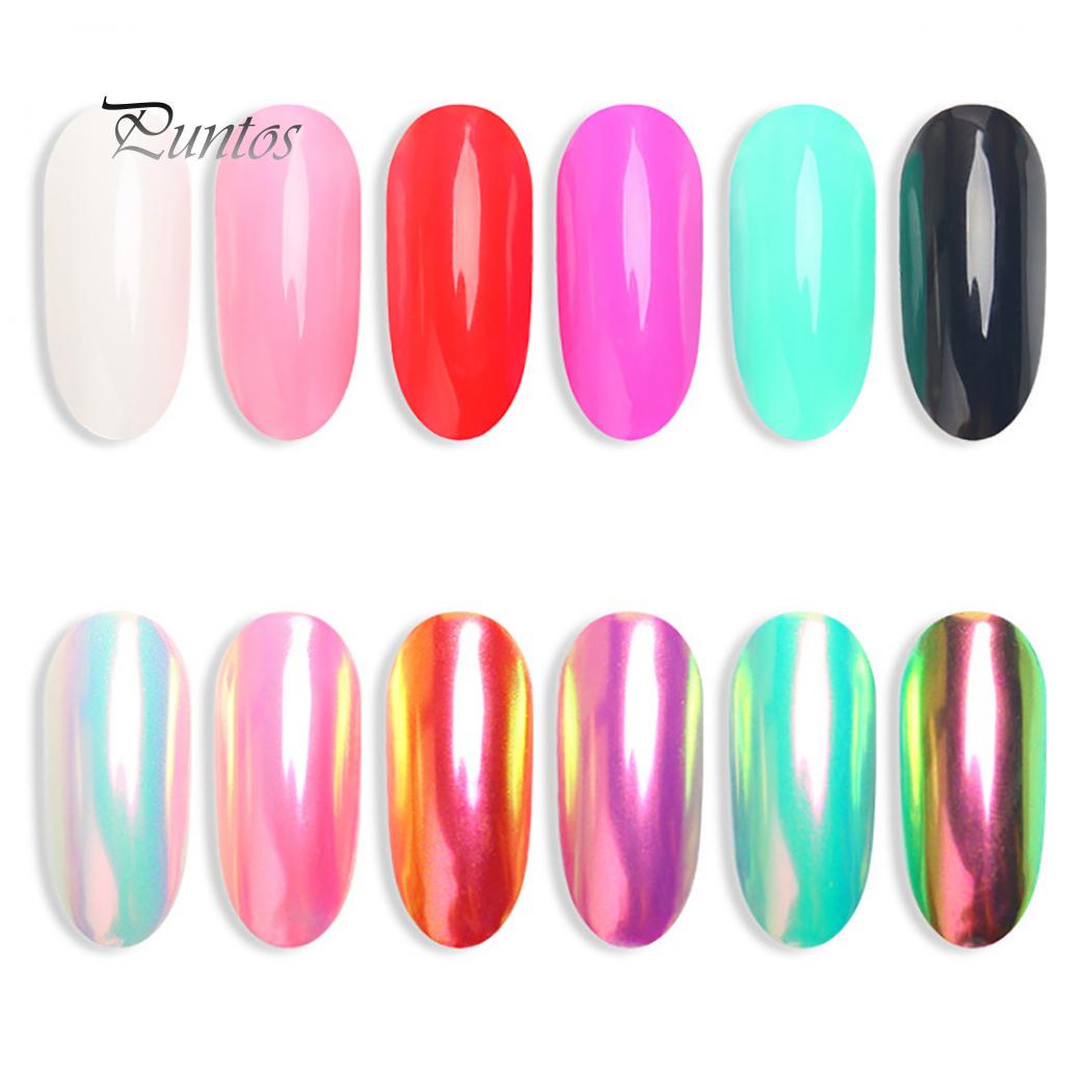 Здоровье забота 3 г блестки голографические радужные пудры для дизайна ногтей зеркальный — фото 6