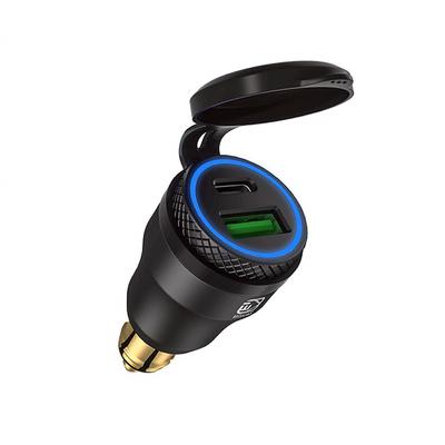 Pentru Motocicletă BMW 3.0 USB & Type C Adaptor Încărcător Rapid Soclu Stecher Hella DIN