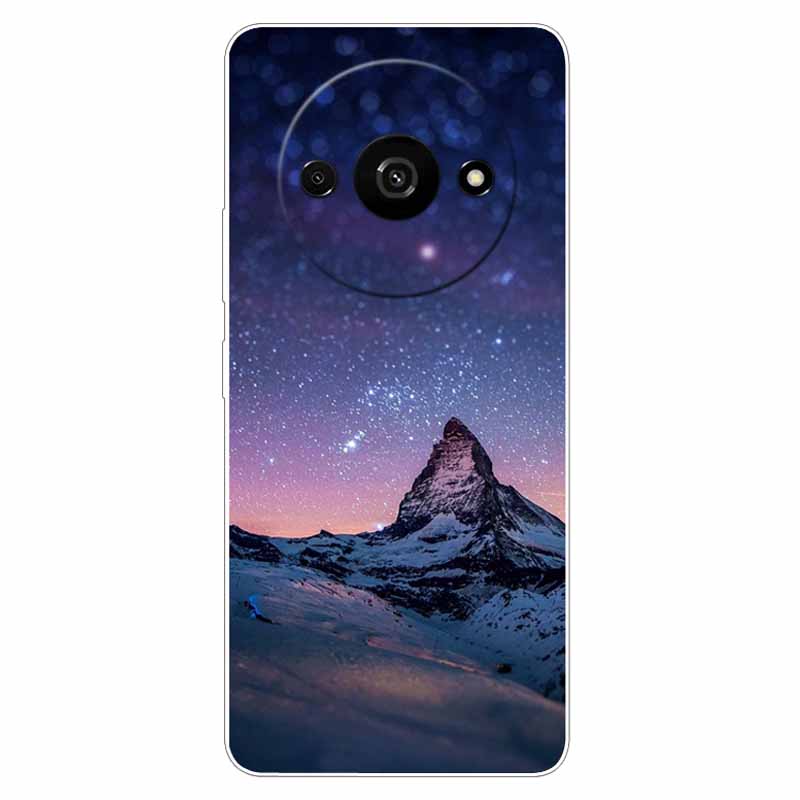Voor Xiaomi Poco C61 Hoesje Zacht Cool Ruimte TPU Siliconen Beschermende Achterkanten voor Xiaomi Poco C61 PocoC61 Hoesjes C 61 Landschap