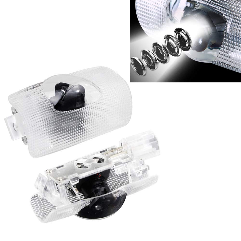 XZFLQ Courtesy Lamp for Toyota Alphard with LED Door ALPHARD LED Courtesy Lamp for Toyota Alphard with Logo 2-Piece (30 Series) Logo, High-Brightness