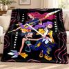 Kpop demon hunters blanket Flannel Blanket Soft Cozy Plush Throw for Sofa Bed Lightweight Home Decoration Outdoor camping