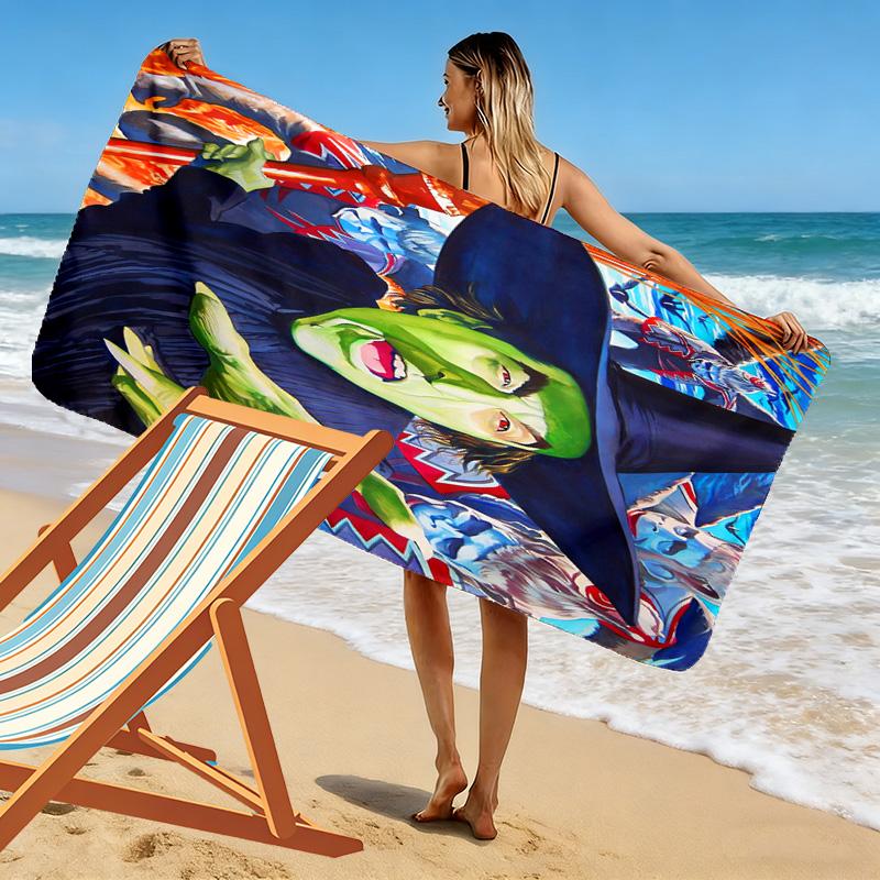 Magic Adventure Oz Beach Towel Beach Portable for Travel Absorbent Bath Towel Quick-drying Swim Towel Seaside Outdoor Picnic Beach Mat Fashion
