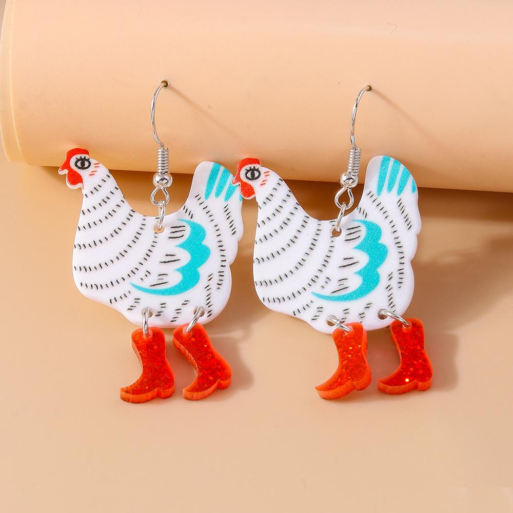 Süße Lustige Osterhahn Hennen Ohrringe für Damen Mädchen Hängende Ohrringe Schmuck Geburtstagsfeier Geschenke