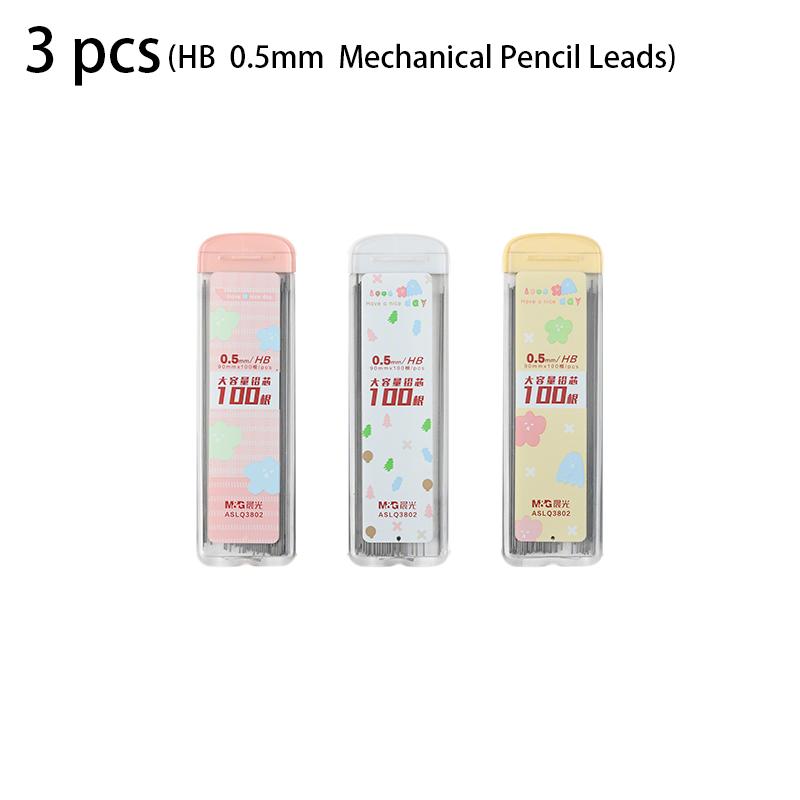 

M&G 3pcs HB 0.5/0.7mm 100 Mechanical Pencil Leads Automatic Pencil Lead Drawing Sketch Tool Stationery School&Office Supplies