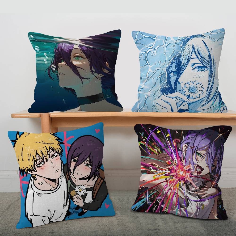 Popular Anime C-Chainsaw M-Man R-Reze A-Arc Pillow Anime Pillow Sofa Bed Head Pillow Cover Cushion Cover 45x45 Cm Fashion