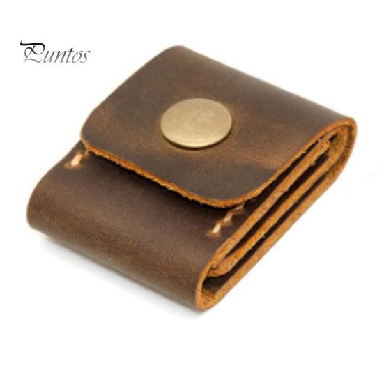 

Чохол для медіаторів 3 відділення Тримач для медіаторів Сумка зі штучної шкіри Чохол для зберігання медіаторів із застібкою-кнопкою для любителів гітари коричневий