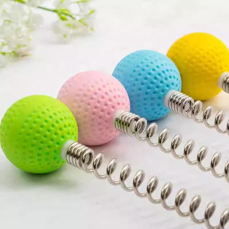 Golfball Silikon Feder Massagehammer für Rücken, Bein, Schulter, Nacken und Linderung der Halswirbelsäule