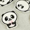 6 Pcs Animal Sew On/Iron On Patches Cartoon Panda Embroidered Patches Sewing Patches Applique Patches for Bag Decoration