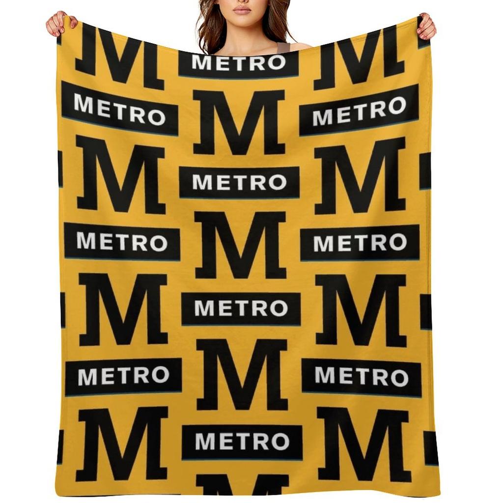 Tyne And Wear Metro Throw Blanket Summer Beddings warm winter Plaid Decorative Sofa Blankets