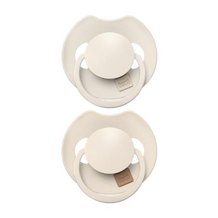LOVI 34/403 Dynamic silicone pacifier Prime 18+m 2 pcs Coconut/Ivory
