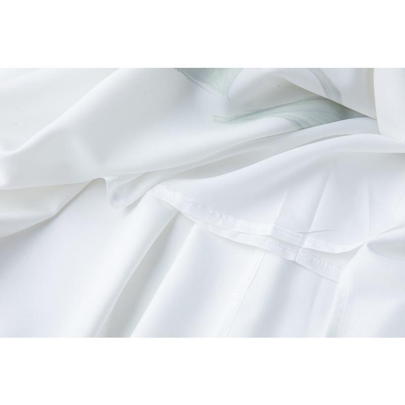 Summer Women Vintage Print Long Midi Elegant Party Dresses