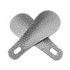 Metal Stainless Steel Small Shoehorn Short Handle Home Wear Shoes 10cm Polished Metal Shoehorn