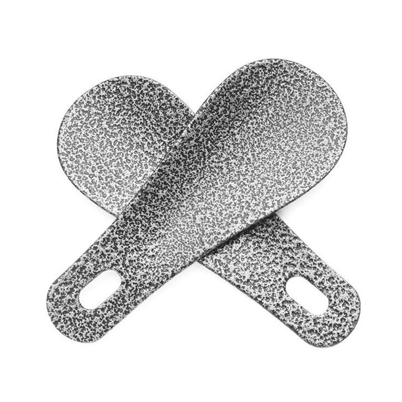 Metal Stainless Steel Small Shoehorn Short Handle Home Wear Shoes 10cm Polished Metal Shoehorn