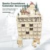 24 Days LED Light Christmas Countdown Calendar Decor Stylish Desktop Crafts Decor Gift For Friends Family