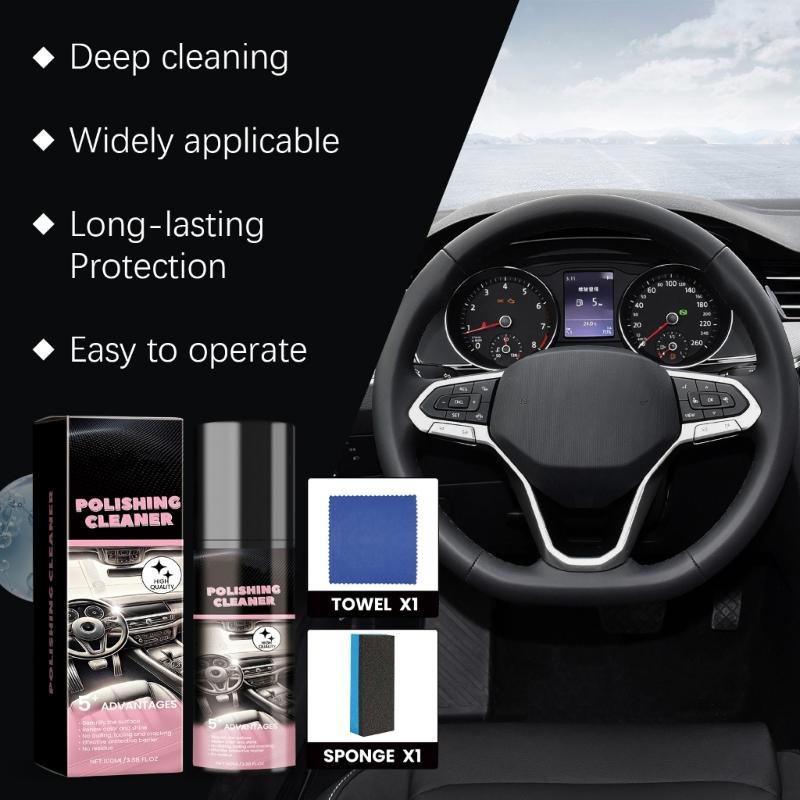 Car Plastic Restorer Coating Agent Auto Plastic Rubber Exterior Repair Clean Refresh Restoration Agent
