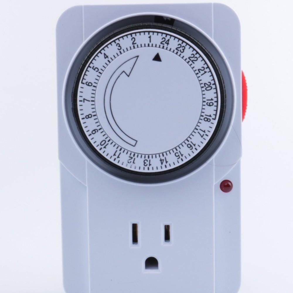 2/3-Pin Plug Timer Plug 15 Minutes Intervals 24 Hour Segment Timer  Kitchen Appliances