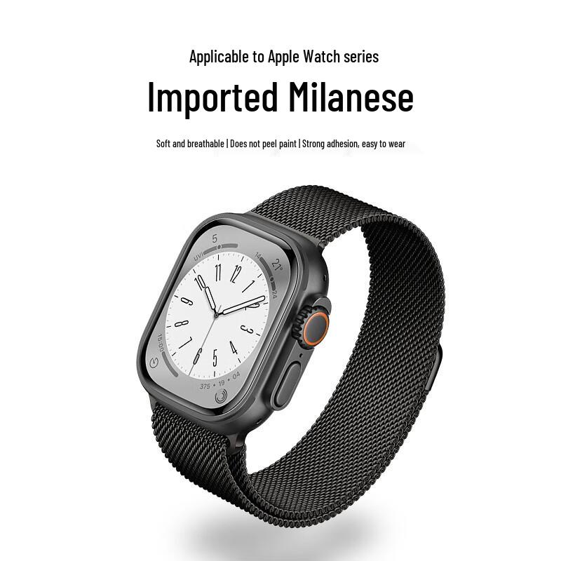 ESCASE Milánský tah Magnetický pásek pro Apple Watch