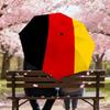 1PC Black Red Yellow Flag Automatic Open/Close Umbrella Compact Folding Umbrella with 8-Rib Shaft Lightweight Esign, Highquality Fabric1209A