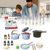 Colorful Kids Kitchen Toy Set With Realistic Cooking Features For Boys And Girls