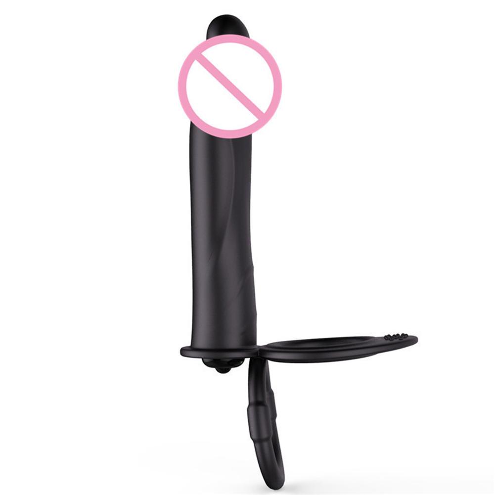 Sexuální hračka pro dospělé 10rychlostní duální vibrační masážní dildo s kolíčky