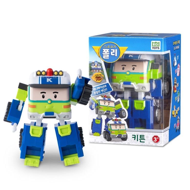 [Robocar Poli] Transformation Robot Deluxe Polly/Poacher/Mark/Helly/Bucky/Keaton/Droney/Sandy (4inch Size) Korean Toys