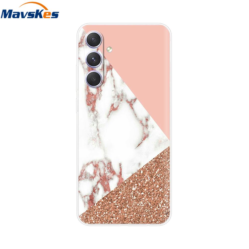 Shockproof Clear Silicone Soft Phone Back Case For Samsung Galaxy A55 5G SM-A556V A 55 Cases Cover Coque Shell Bags Mask Fundas