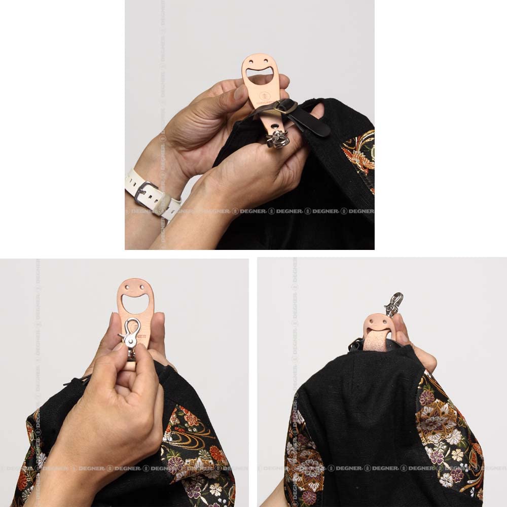 DEGNER K-26 Lederkappenhalter, Schwarz