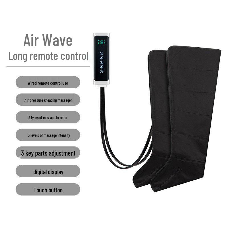 Air Wave Foot & Leg Massager with Kneading and Timer