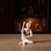 3D Printed Desktop Ornaments Abstract Flower Vase Thinker Sculpture  Art Collectible