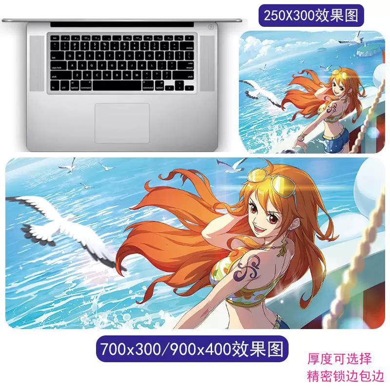 Cartoon Anime ONE PIECE Mouse Pad Oversized One Piece Roronoa Zoro Monkey D. Luffy Animation Game Office Computer Desk Mat Two-dimensional Peripheral