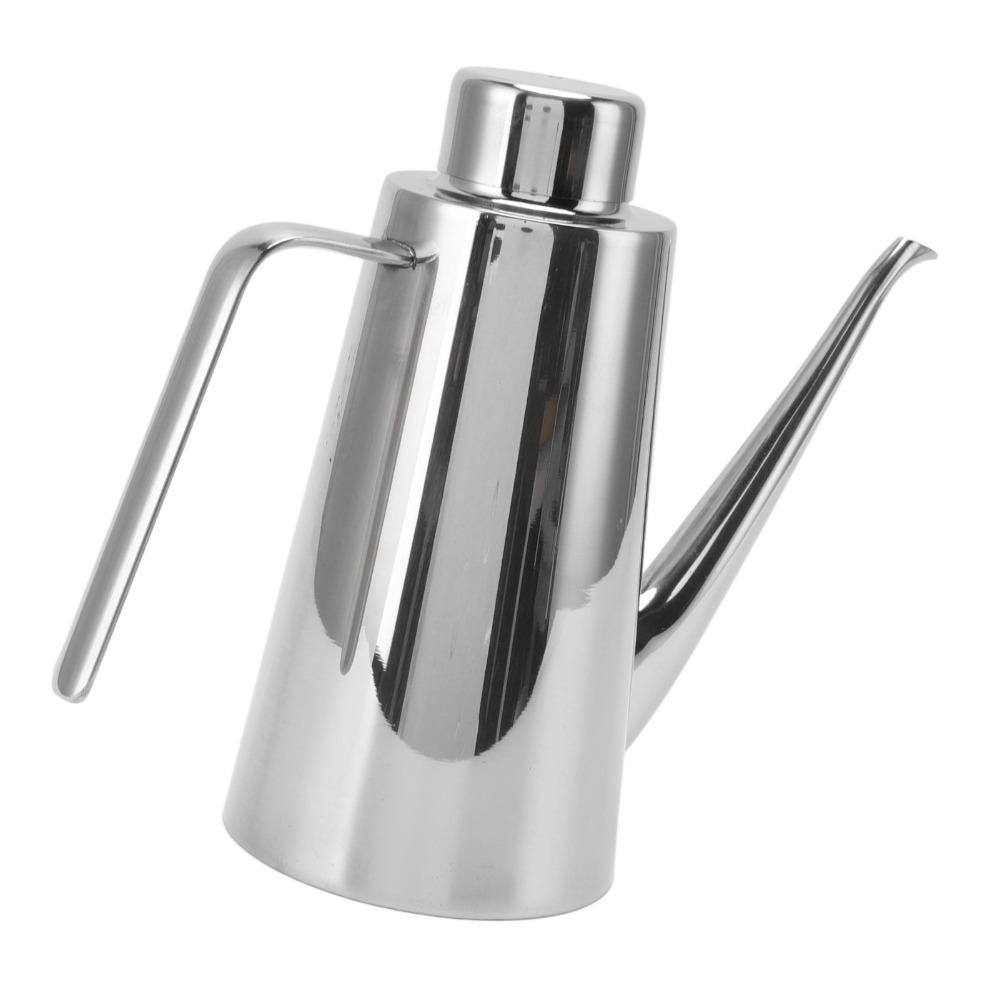 850ML Ölaufbewahrungsbehälter 304 Edelstahl Ölkanne Topf Olivenölspender Küche Kochen