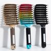 Ausgeschnittener Haarkamm Kopfhautmassage Haarbürste Styling Friseurzubehör Für Alle Haartypen - Für Frauen, Männer