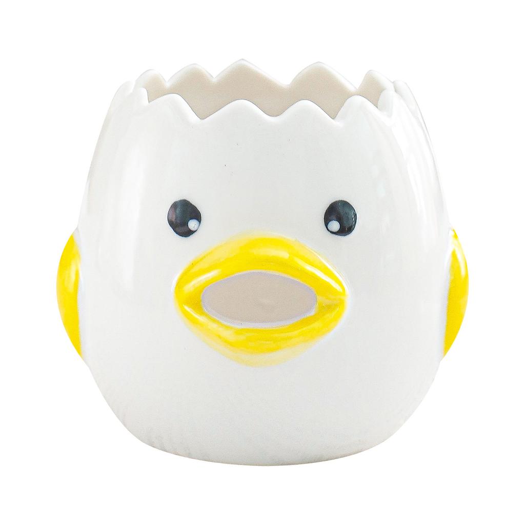 Cute Ceramic Egg Yolk Egg White Separator Household Small Egg Separation Creative Hand-painted Filter