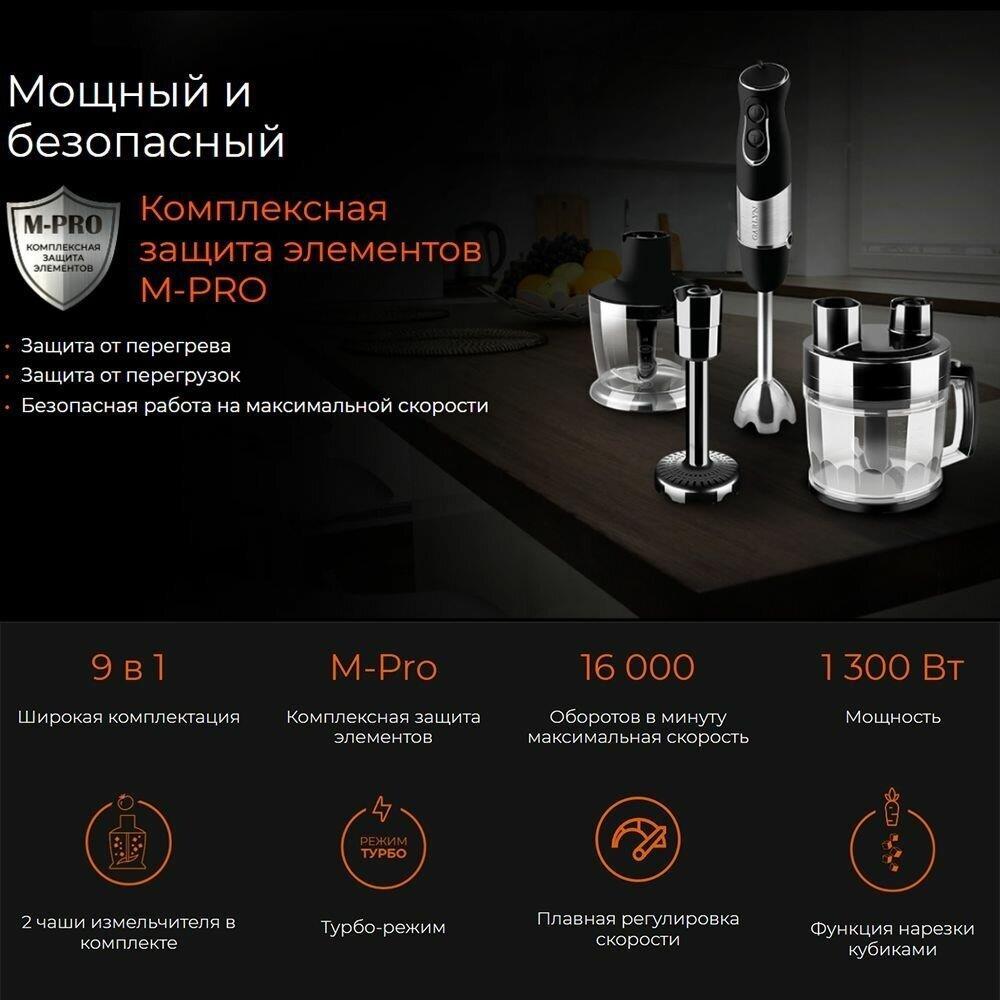 

Ручной блендер Garlyn Hb-320 Черный