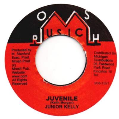7inch Record JUNIOR KELLY - Juvenile NONE Mrosh Music 2001 Jamaica Reggae, Ska & Dub Used