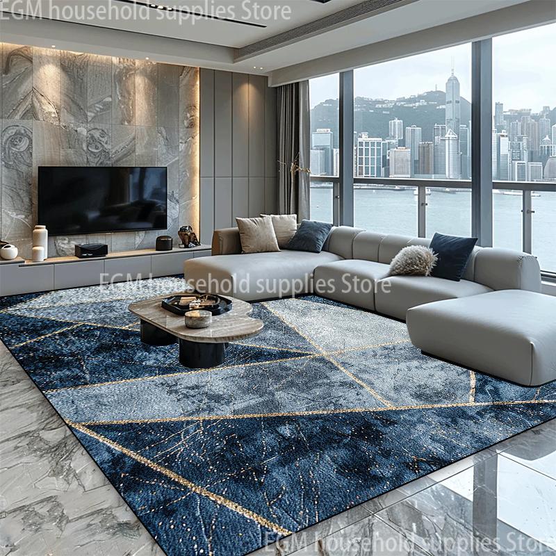 Modern Luxury Large Area Carpet Living Room Decoration Geometry Rug Non-slip Bedroom Lounge Rug Washable Balcony Kitchen Mat
