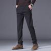 Men's Spring and Autumn New Green Men's Pants Versatile Simple Business Pants Solid Color Straight Trendy Men's Casual Pants
