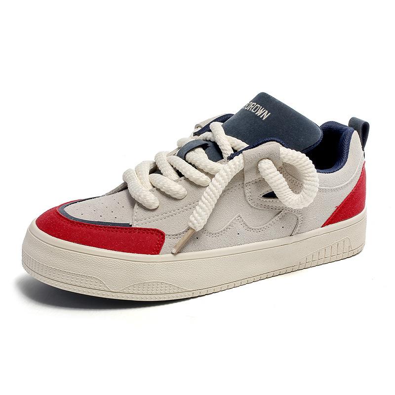 

Afan Ting Men s Shoes Original Niche Little White Shoes Men s Bread Shoes Design Sense Platform Student Board Shoes A- 1192 43 сірий колір