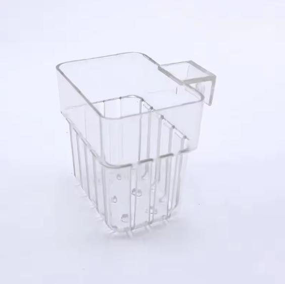 Aquarium wall mounted hydroponic device,fish tank easy to install hydroponic plant holder,household hydroponic acrylic flowerpot
