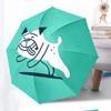 Jumping Dog Umbrella - Open/Close Compact Folding Canine-Themed Parasol with Cute Puppy Design, Durable for Christmas Gifts &