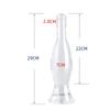 Kristallklares XL Anal Plug & Männlicher Masturbator: Weicher, dicker, transparenter Dilatator