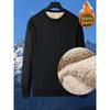 Tight Fitting Warm Clothing with Plush Insulation, Long Sleeves for Casual Sports, Autumn and Winter Tops for Outdoor Wear