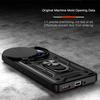 KEYSION Shockproof Armor Case for Realme 12 Pro+ 12 5G Slide Camera Protection Ring Stand Phone Back Cover for OPPO Realme 12 5G
