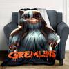 1ks Gremlins Gizmo Přehozová deka Měkký flanel, Útulný polyester pro všechna roční období Perfektní pro domov, kancelář
