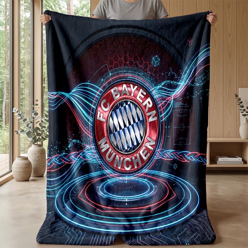 Bayern Munich Theme blanket Soft Flannel Blanket Plush Throw Blanket Cozy Sofa Bed Blanket for Home Decor